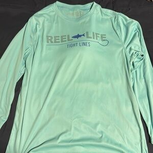 long sleeve performance sun shirt size medium